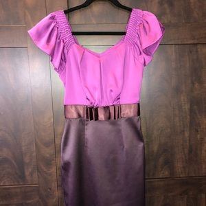 Cute two tone cocktail dress NWOT